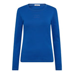 GrannyCC Embroidery LS Tee - New Blue - Co'couture