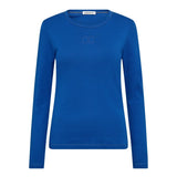 GrannyCC Embroidery LS Tee - New Blue - Co'couture