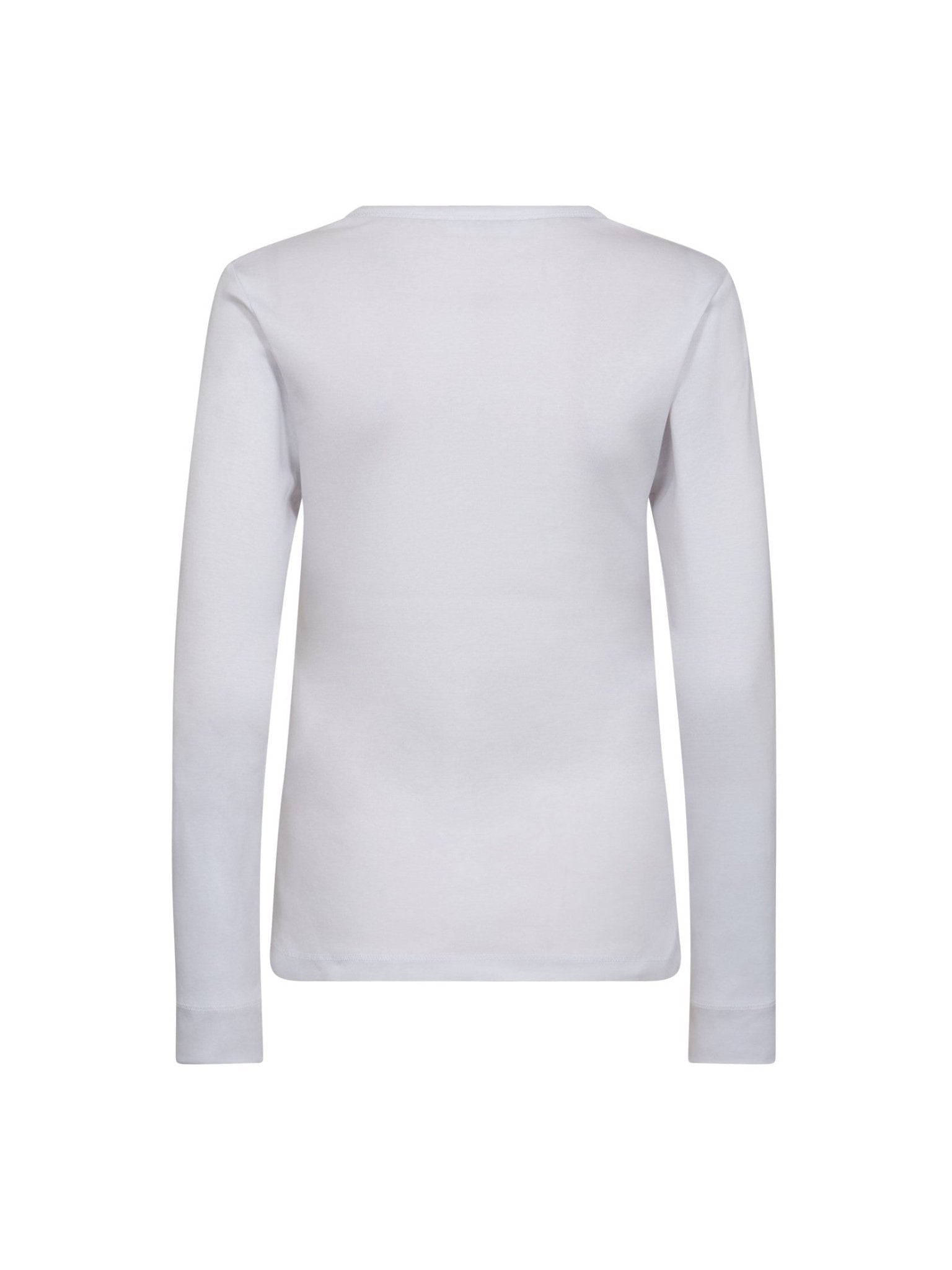 GrannyCC Embroidery LS Tee - White - Co'couture