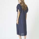 HeraCC SS Frill Dress - Ink - Co'couture