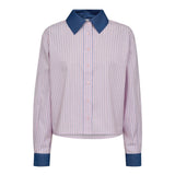 KarinaCC Stripe Mix Shirt - Candyfloss - Co'couture