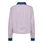 KarinaCC Stripe Mix Shirt - Candyfloss - Co'couture