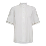 KelliseCC Embroidery SS Shirt - White - Co'couture