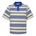 LennonCC Stripe Polo Tee - New Blue - Co'couture