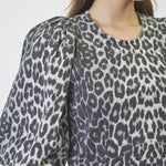 LeoCC Crop Puff Dress - Dark Grey - Co'couture