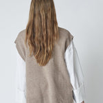 MajaCC V - Knit Vest - Latté - Co'couture