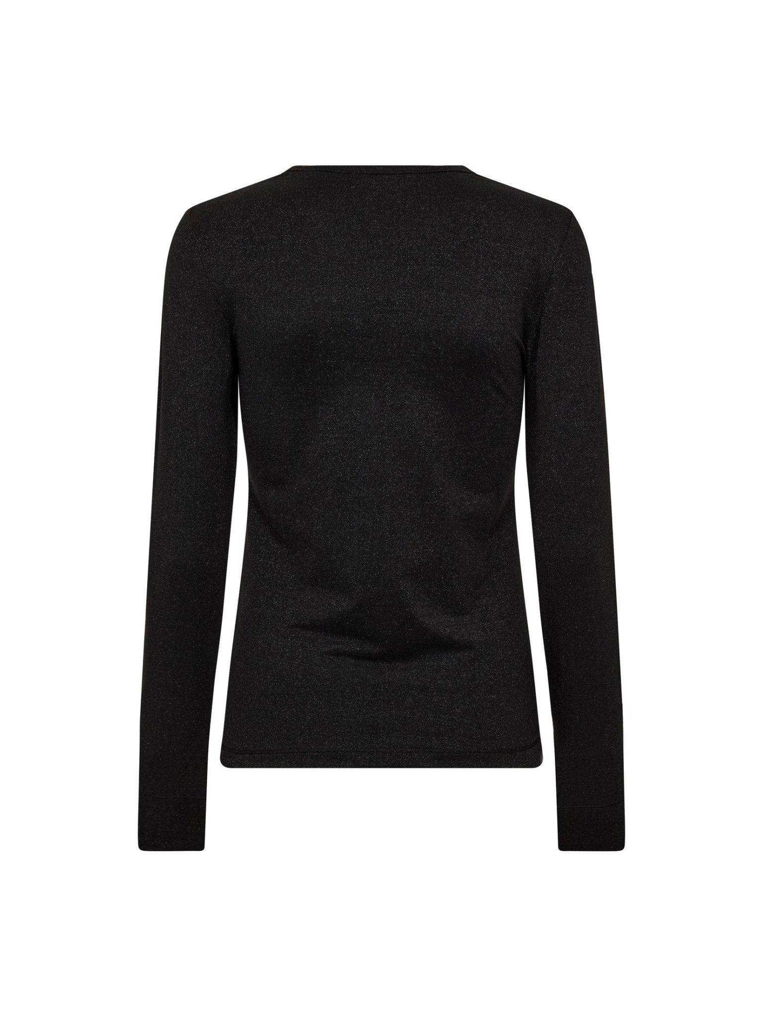 MannyCC Lurex Emb L/S Tee - Black - Co'couture