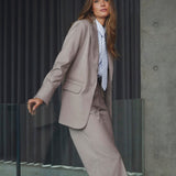 MattyCC Wave Seam Pant - Mink - Co'couture