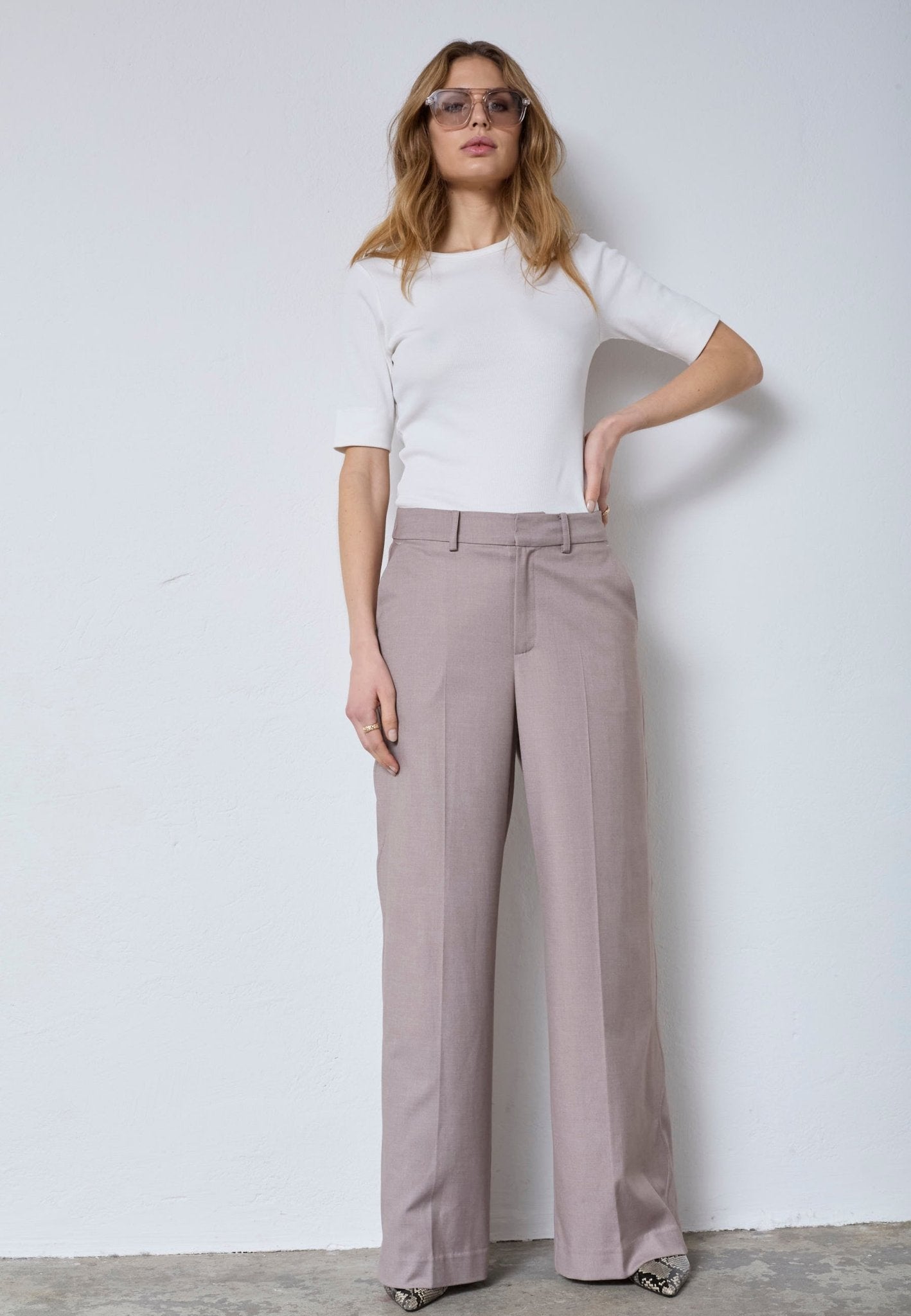 MattyCC Wave Seam Pant - Mink - Co'couture