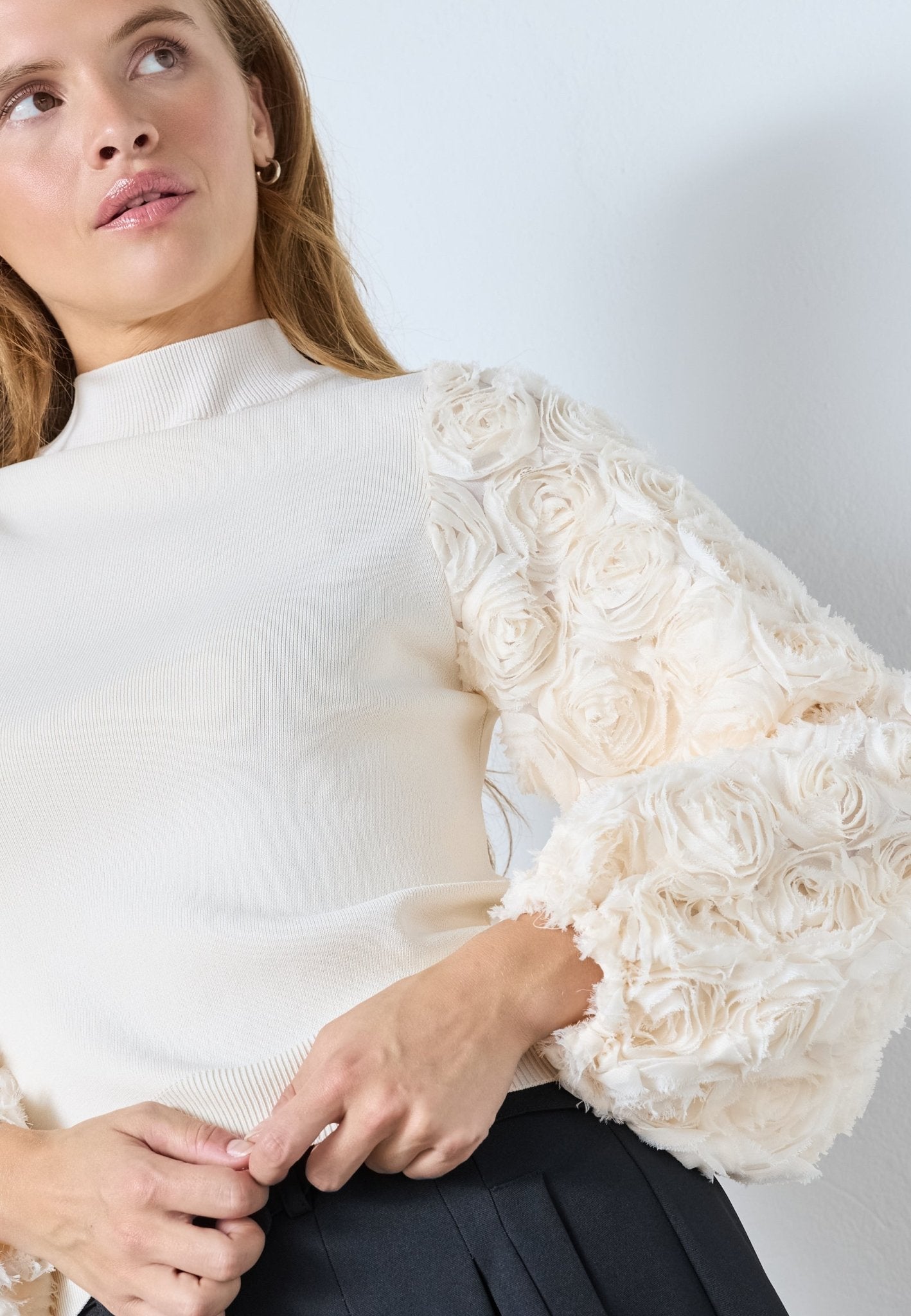 MerciaCC Rose Mix Knit - Bone - Co'couture
