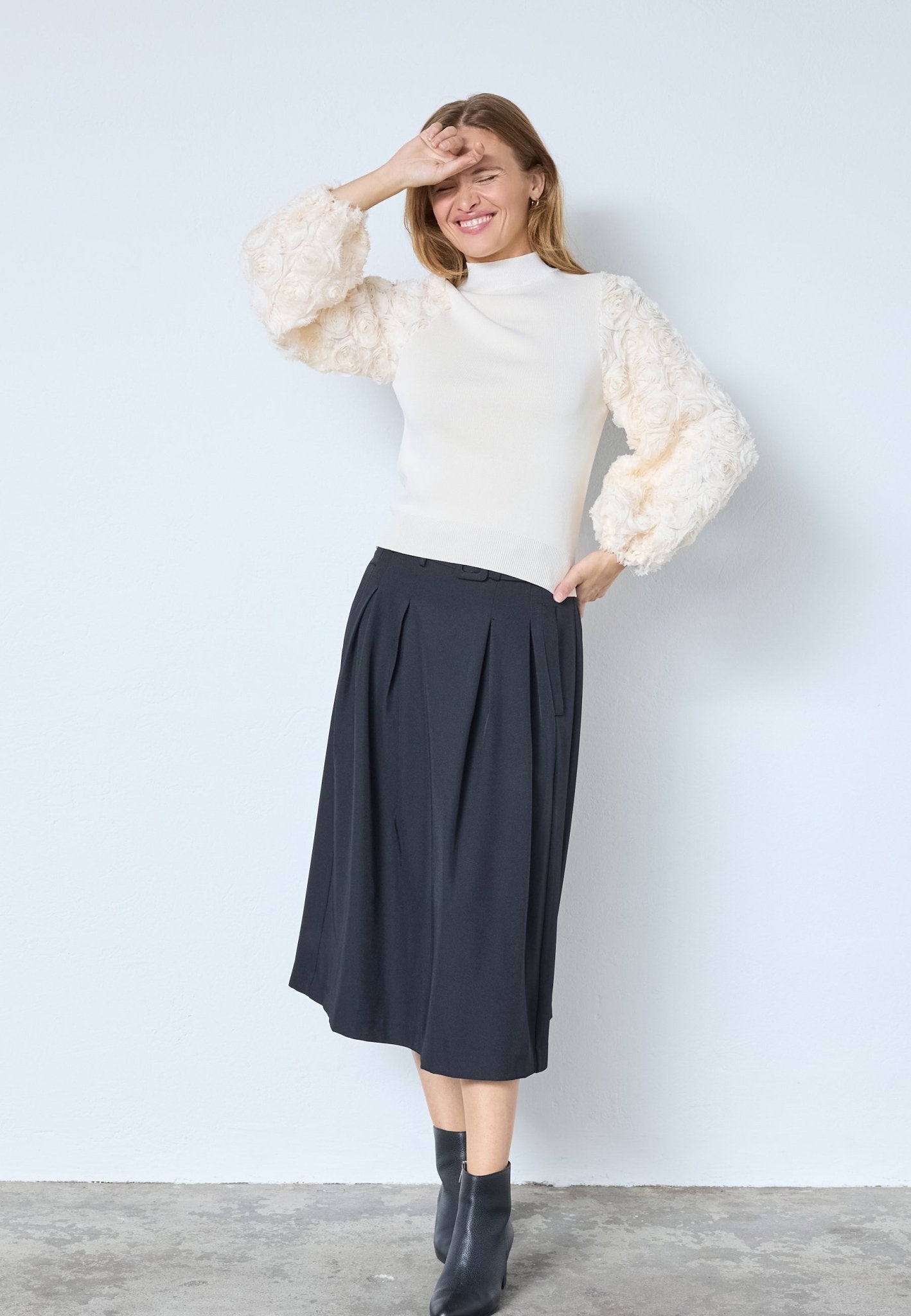 MerciaCC Rose Mix Knit - Bone - Co'couture