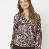 MerylCC Smock V - Shirt - Old Rose - Co'couture