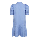 MicaCC Stripe SS Shirt Dress - Pale Blue - Co'couture
