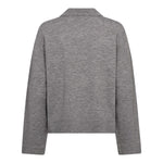 MilaCC Polo Knit - Grey Melange - Co'couture