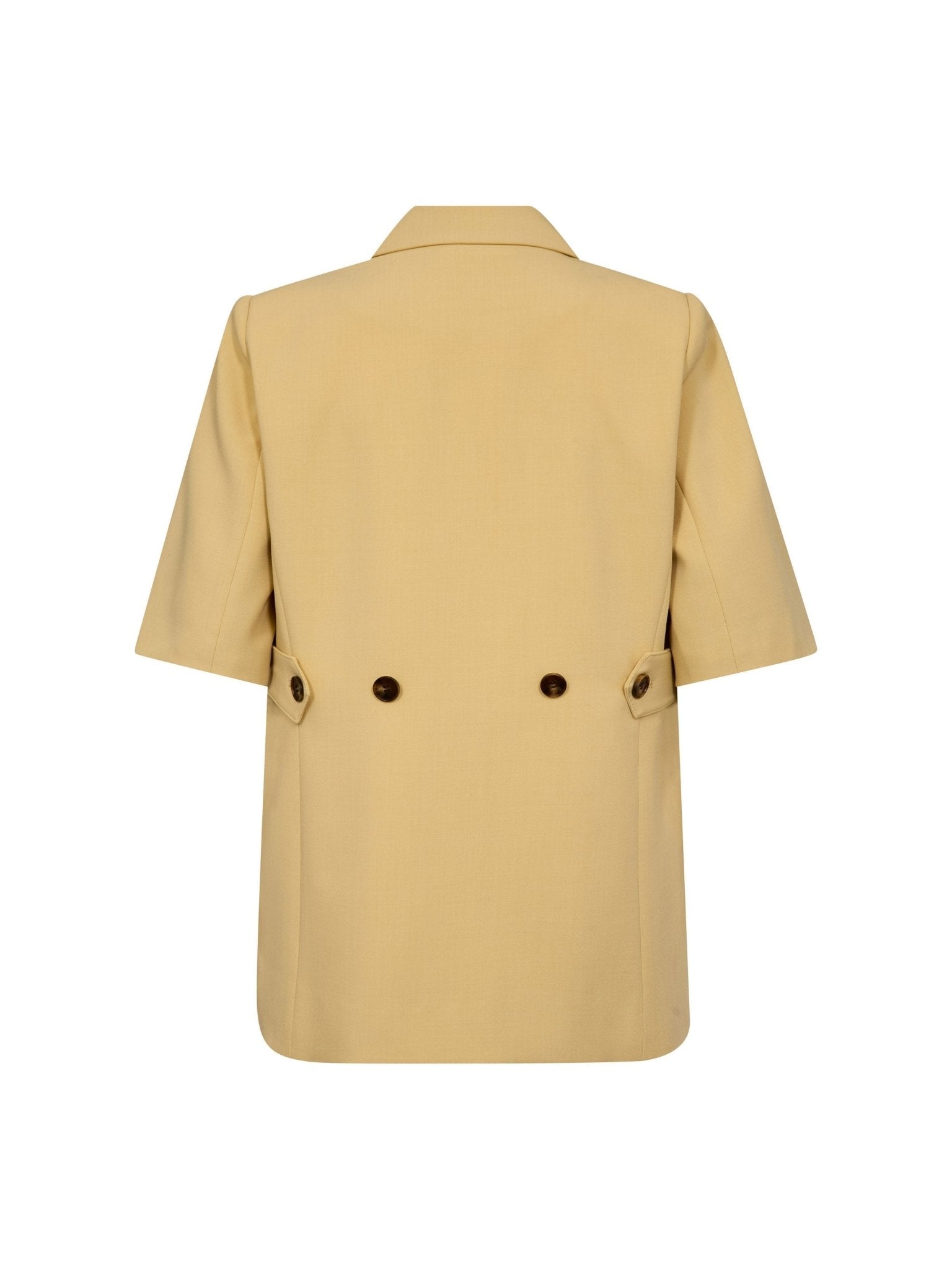 NilanCC Fitted SS Blazer - PaleYellow - Co'couture