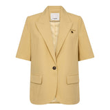 NilanCC Fitted SS Blazer - PaleYellow - Co'couture