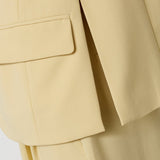 NilanCC Fitted SS Blazer - PaleYellow - Co'couture