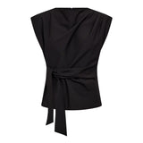 NolanCC Pleat Top - Black - Co'couture