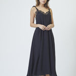 PerinCC Lace Strap Dress - Black - Co'couture