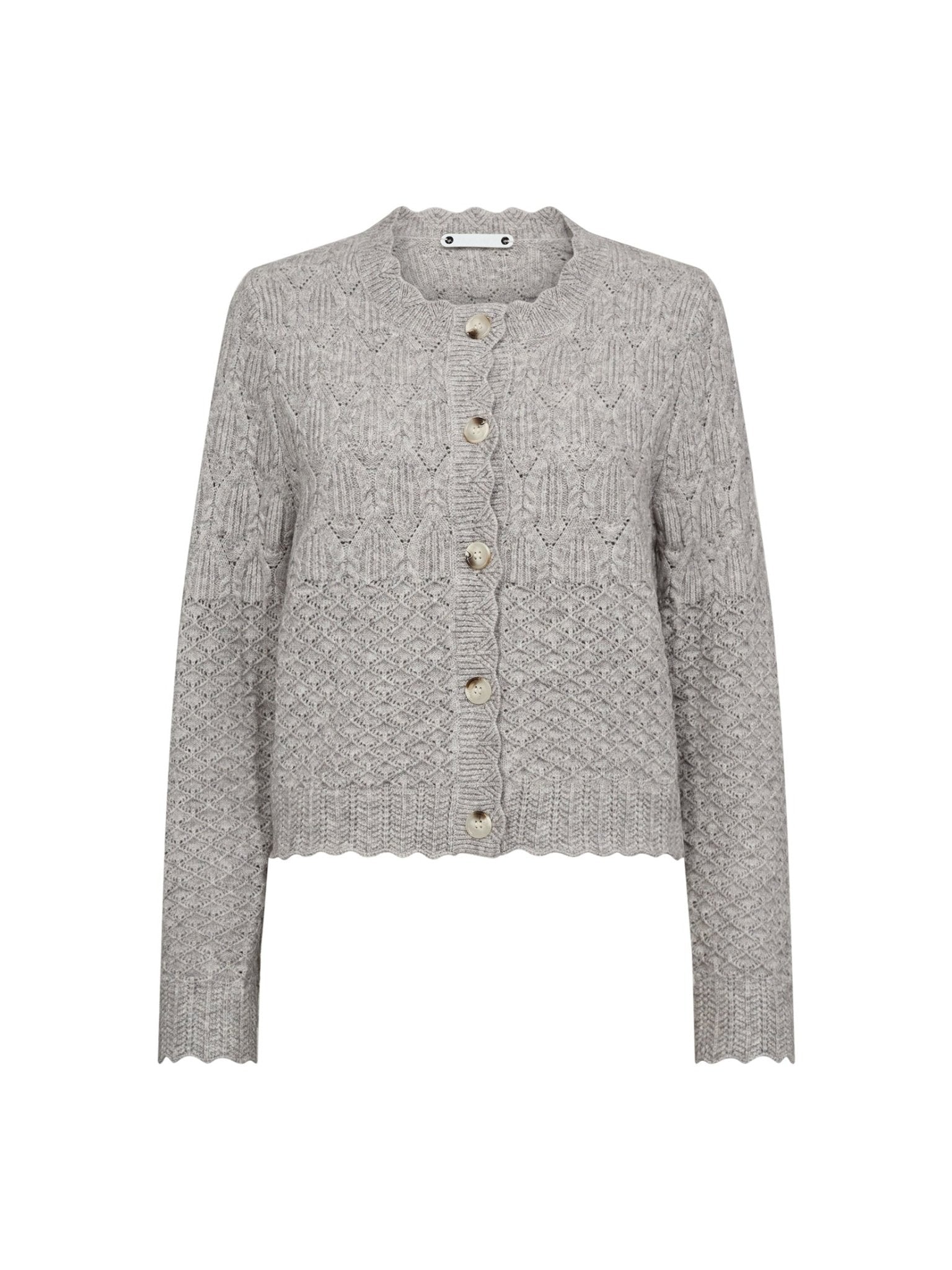 PointelleCC Cardigan - Pale Grey - Co'couture