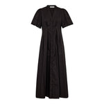PoppyCC Emb Pleat Dress - Black - Co'couture