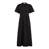 PoppyCC Emb Pleat Dress - Black - Co'couture