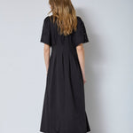PoppyCC Emb Pleat Dress - Black - Co'couture