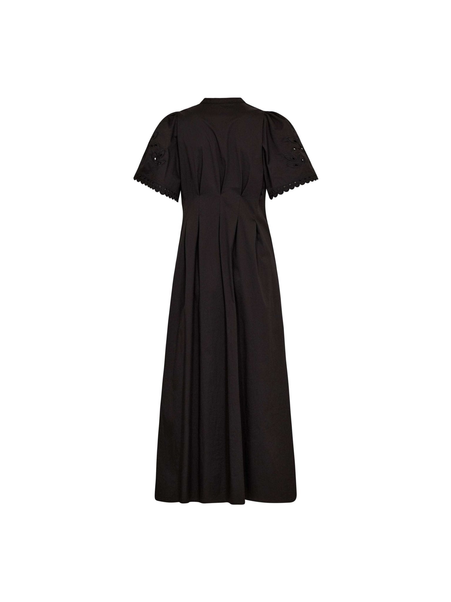 PoppyCC Emb Pleat Dress - Black - Co'couture
