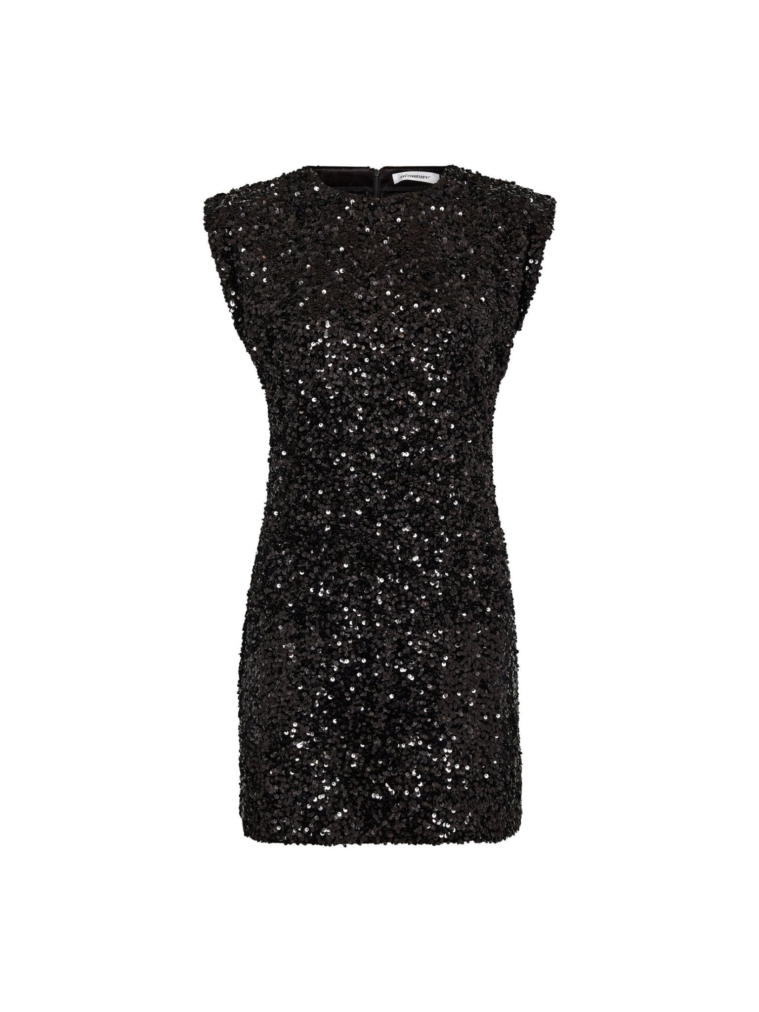 RoslynCC Sequin Dress - Black - Co'couture