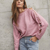 RowanCC Pearl Sleeve Knit - Candyfloss - Co'couture