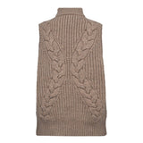 RowCC Cable Knit Top - Champagne - Co'couture