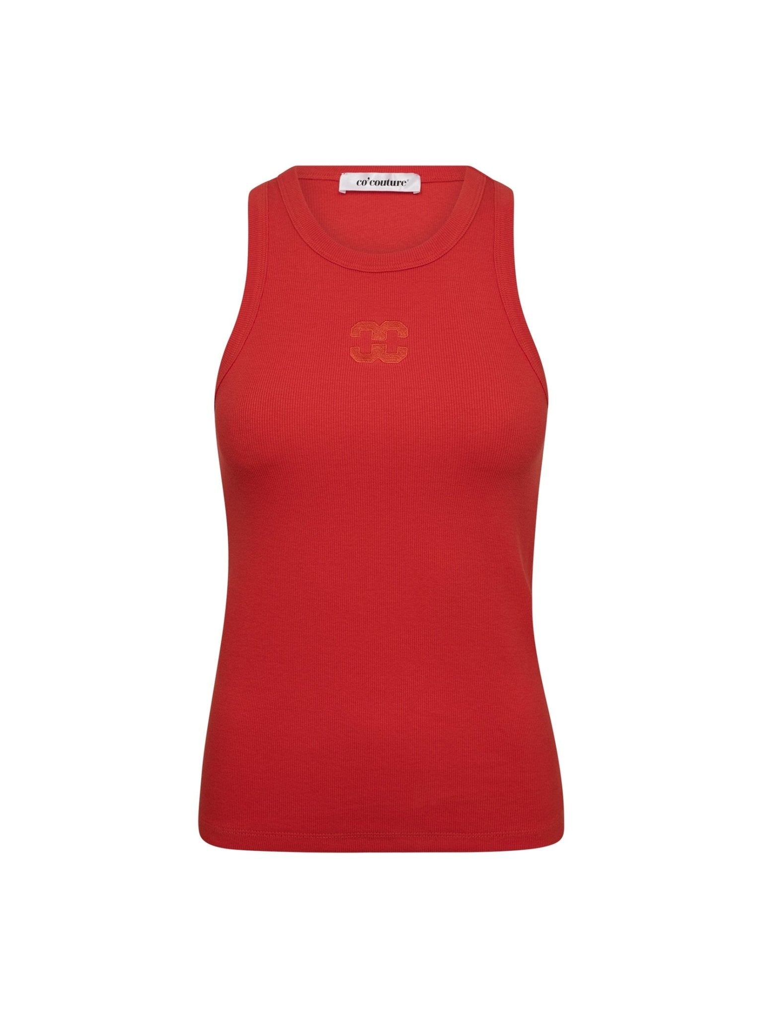 SaharaCC Embroidery Tank Top - Red - Co'couture