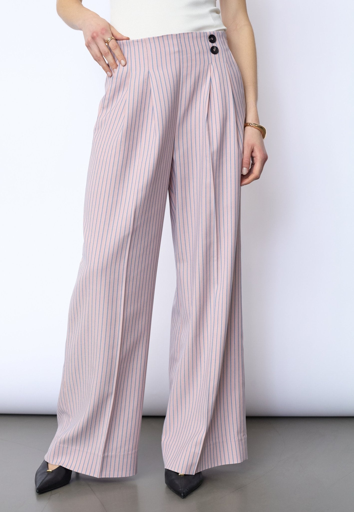 SalvieCC Pleat Pant - Rosa - Co'couture