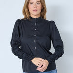 SandyCC Poplin Puff Shirt - Black - Co'couture