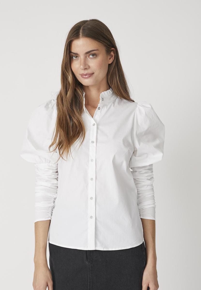 SandyCC Poplin Puff Shirt - White - Co'couture
