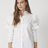 SandyCC Poplin Puff Shirt - White - Co'couture