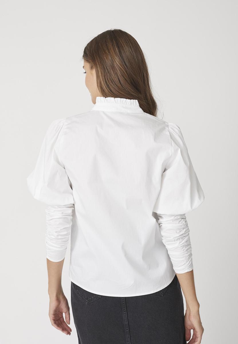 SandyCC Poplin Puff Shirt - White - Co'couture