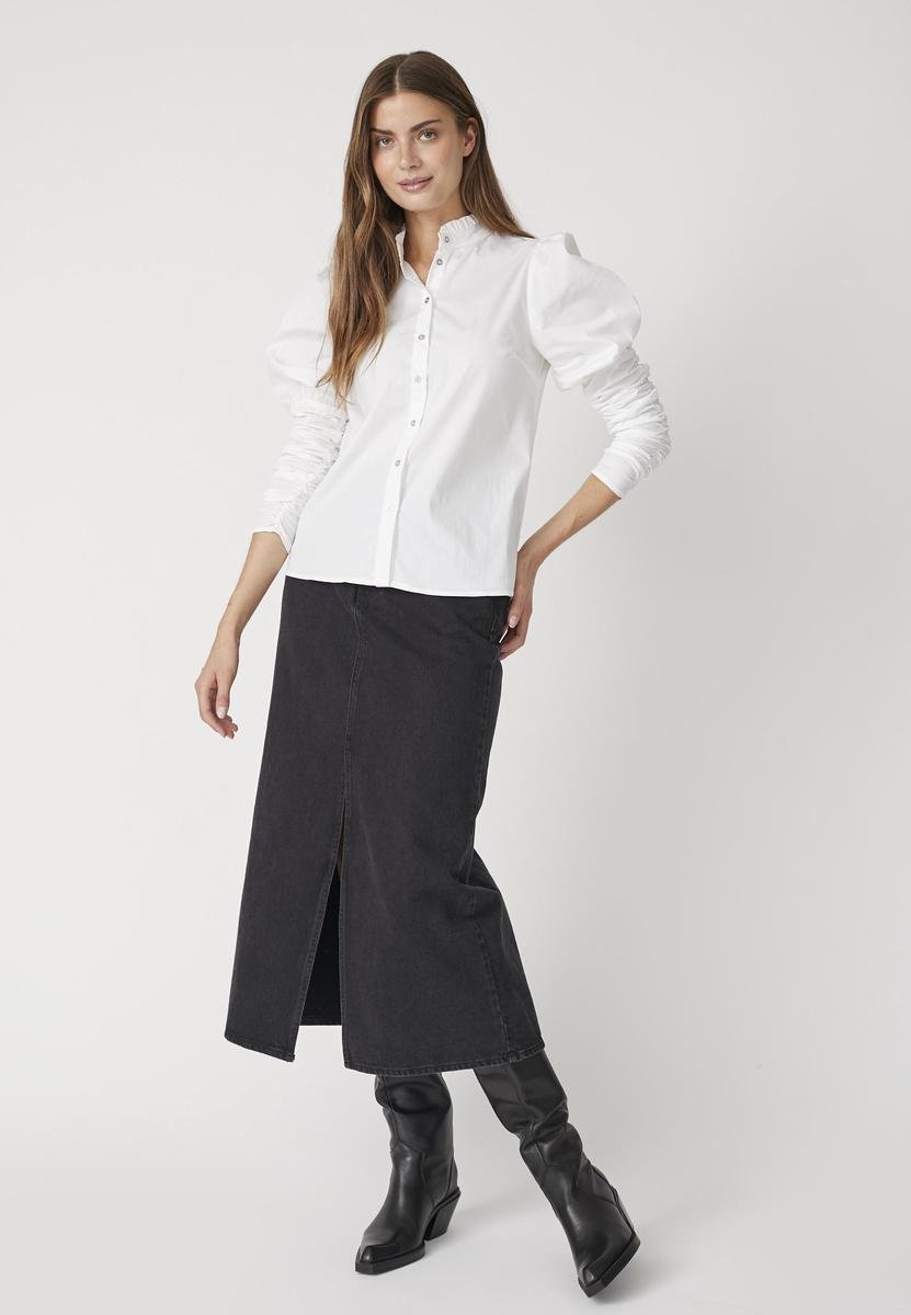 SandyCC Poplin Puff Shirt - White - Co'couture