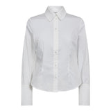 SannaCC Pearl Cuff Shirt - White - Co'couture