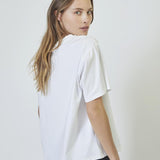 SiaraCC Bow Oversize Tee - White - Co'couture