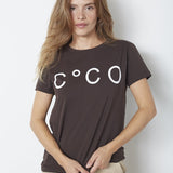 SignatureCC New Tee - Dark Brown - Co'couture