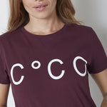 SignatureCC New Tee - Winered - Co'couture