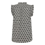 SofiaCC Top - OffWhite - Black - Co'couture
