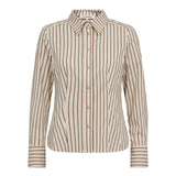SorinCC Stripe Fitted Shirt - Bone - Co'couture