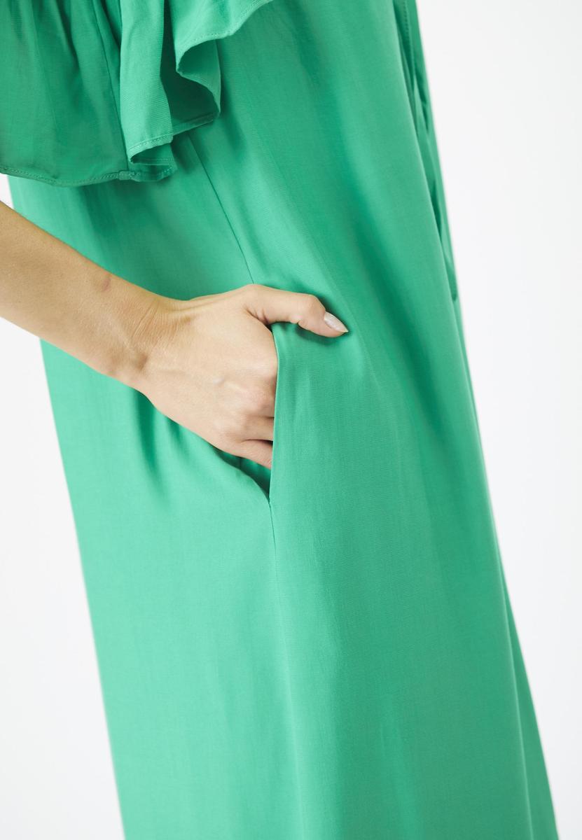 SunriseCC SS Frill Dress - Green - Co'couture