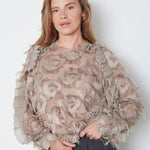 SyraCC Structure Blouse - Walnut - Co'couture
