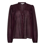 TaffyCC Smock V - Shirt - Winered - Co'couture