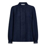 TassyCC Lace Shirt - Navy - Co'couture