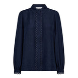 TassyCC Lace Shirt - Navy - Co'couture