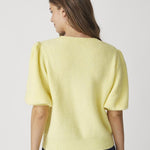 TheresaCC SS Cardigan - Pastel Yellow - Co'couture